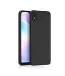 Case Vault Covers - Black Silicon Plain Cases Compatible For Redmi 9i sport ( Pack of 1 )