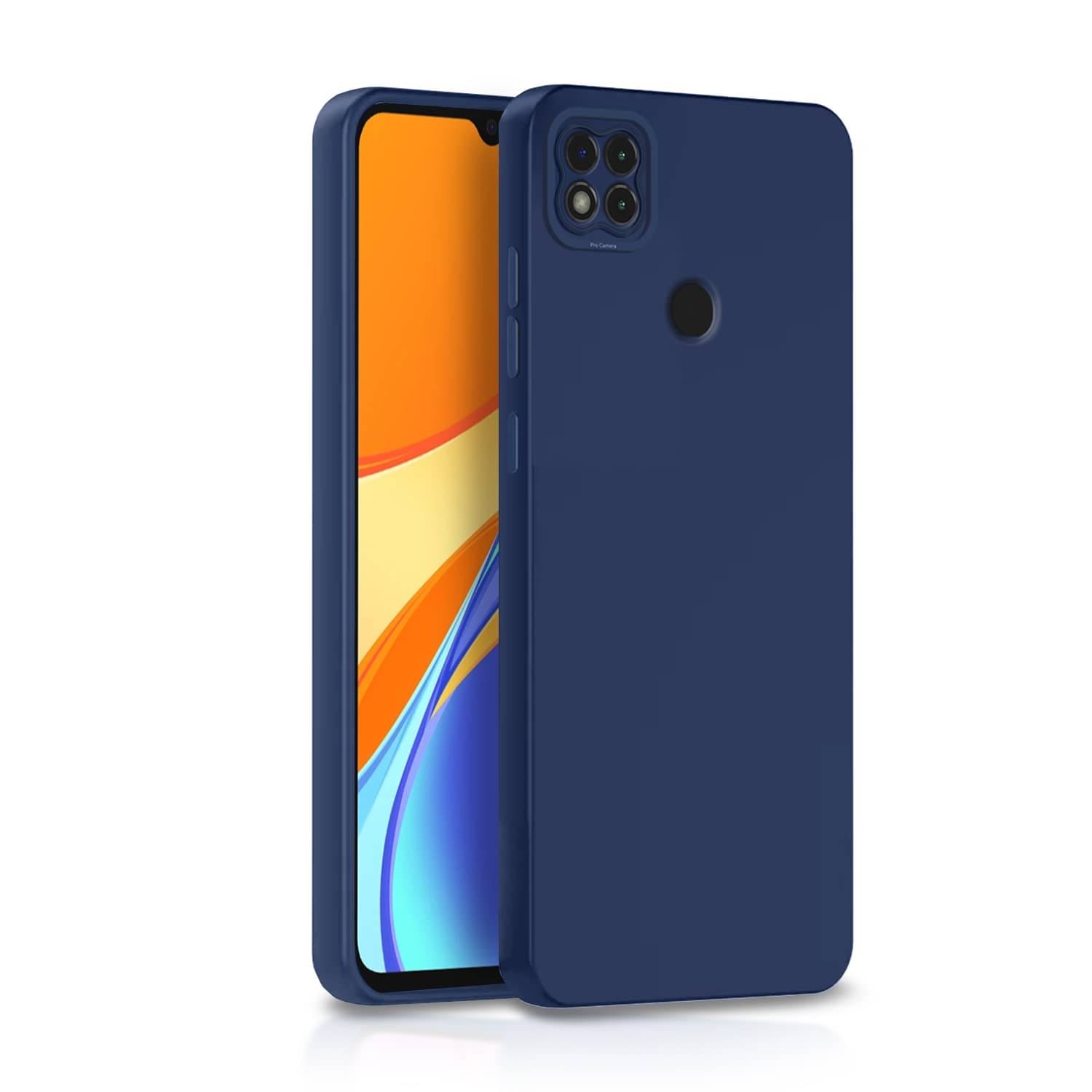 Case Vault Covers - Blue Silicon Plain Cases Compatible For Xiaomi Redmi 9C ( Pack of 1 ) Case Vault Covers - Blue Silicon Plain Cases Compatible For Xiaomi Redmi 9C ( Pack of 1 )