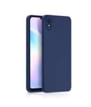 Case Vault Covers - Blue Silicon Plain Cases Compatible For Redmi 9i sport ( Pack of 1 )