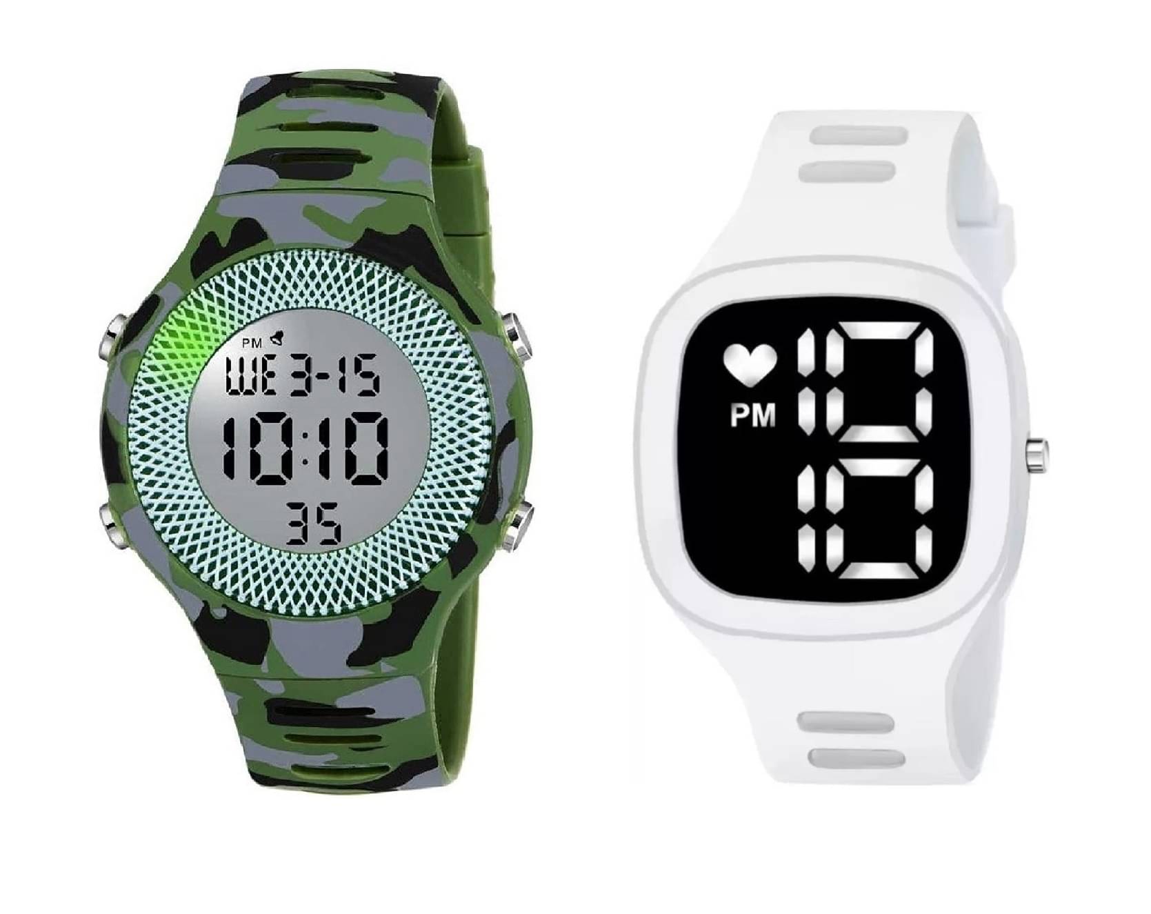     			Cosmic - Multicolor Resin Digital Men's Watch