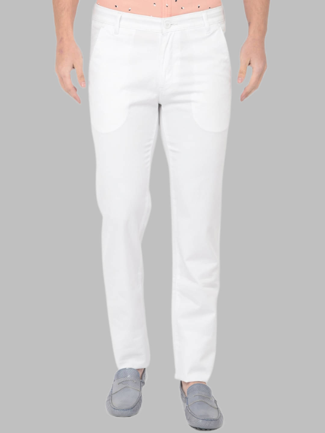     			HALOGEN White Skinny Chinos ( Pack of 1 )
