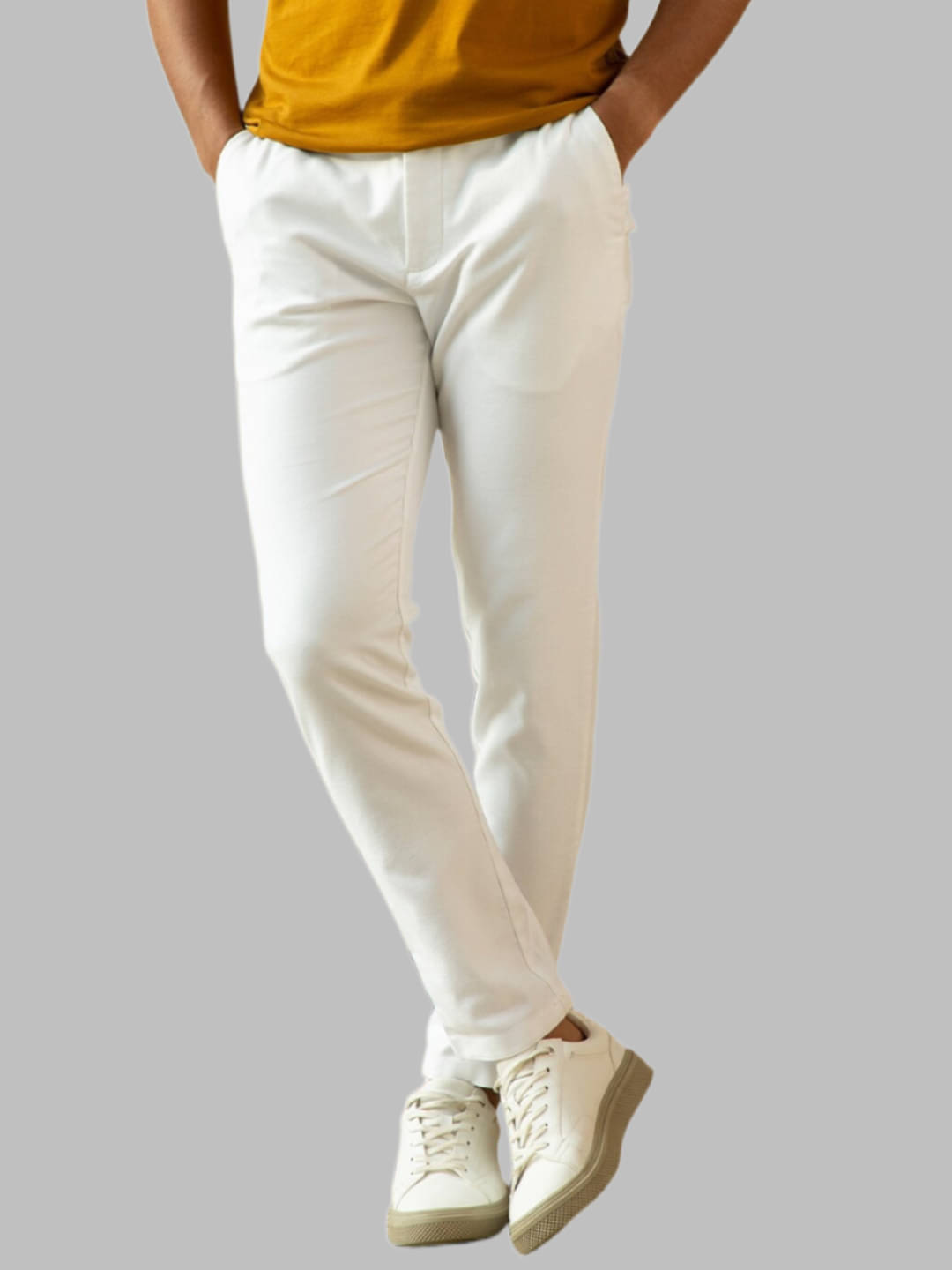     			HALOGEN White Skinny Chinos ( Pack of 1 )