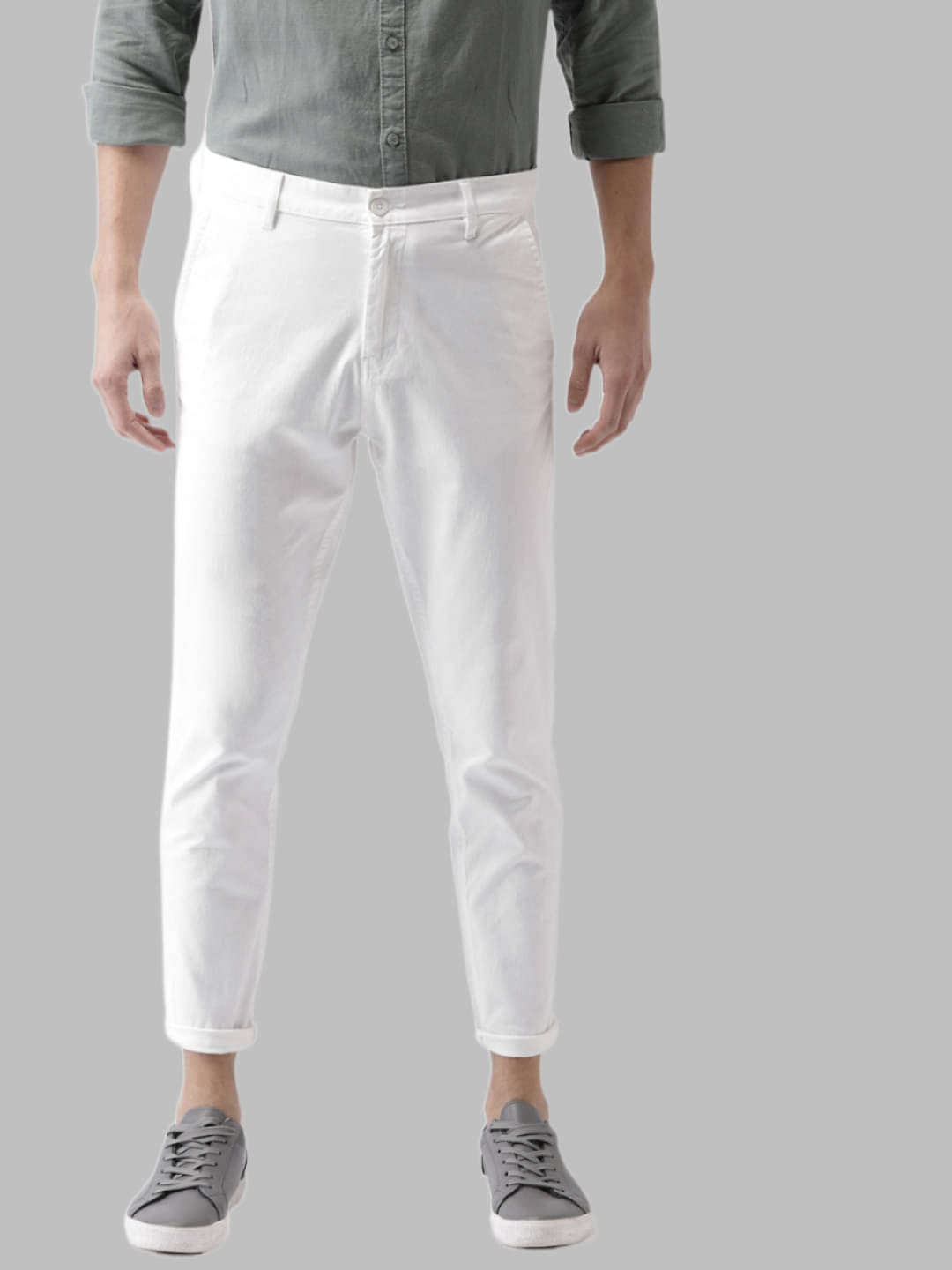     			HALOGEN White Skinny Chinos ( Pack of 1 )