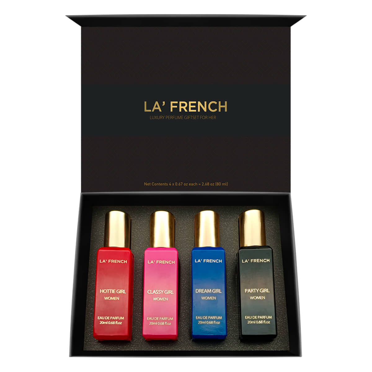 LA FRENCH - Luxury perfume giftset for her Eau De Parfum (EDP) For Women 80 ( Pack of 1 )