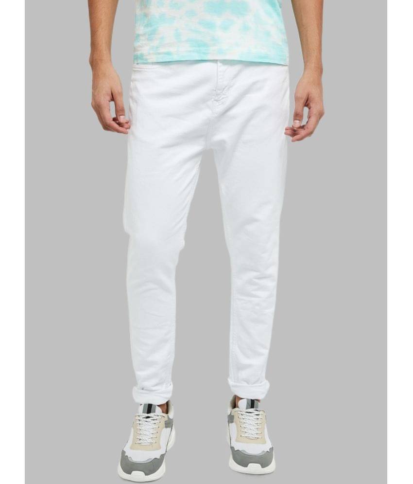 Lawson - White Denim Slim Fit Men's Jeans ( Pack of 1 )     			Lawson - White Denim Slim Fit Men's Jeans ( Pack of 1 )