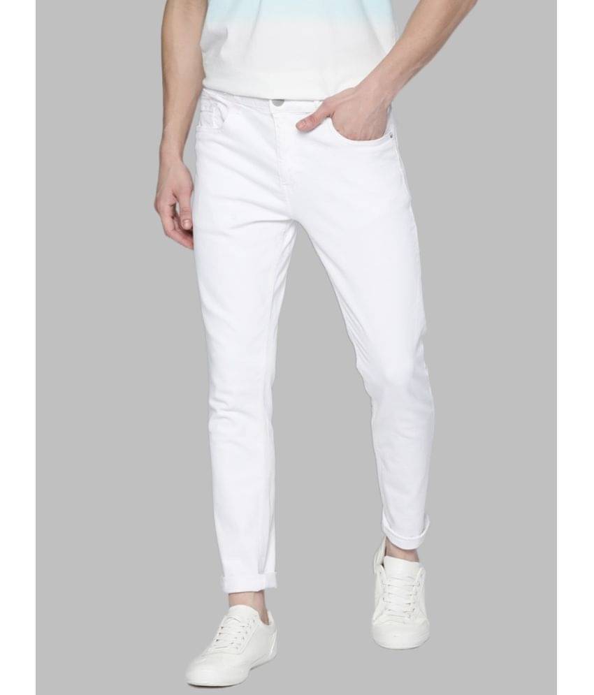 Lawson - White Denim Skinny Fit Men's Jeans ( Pack of 1 ) Lawson - White Denim Skinny Fit Men's Jeans ( Pack of 1 )