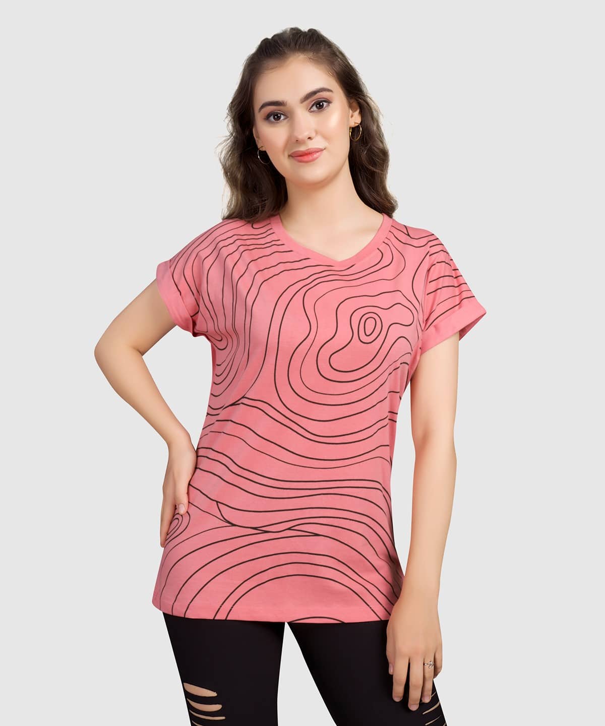 Monisha Plus Women's Cotton Regular Top ( Mustard )