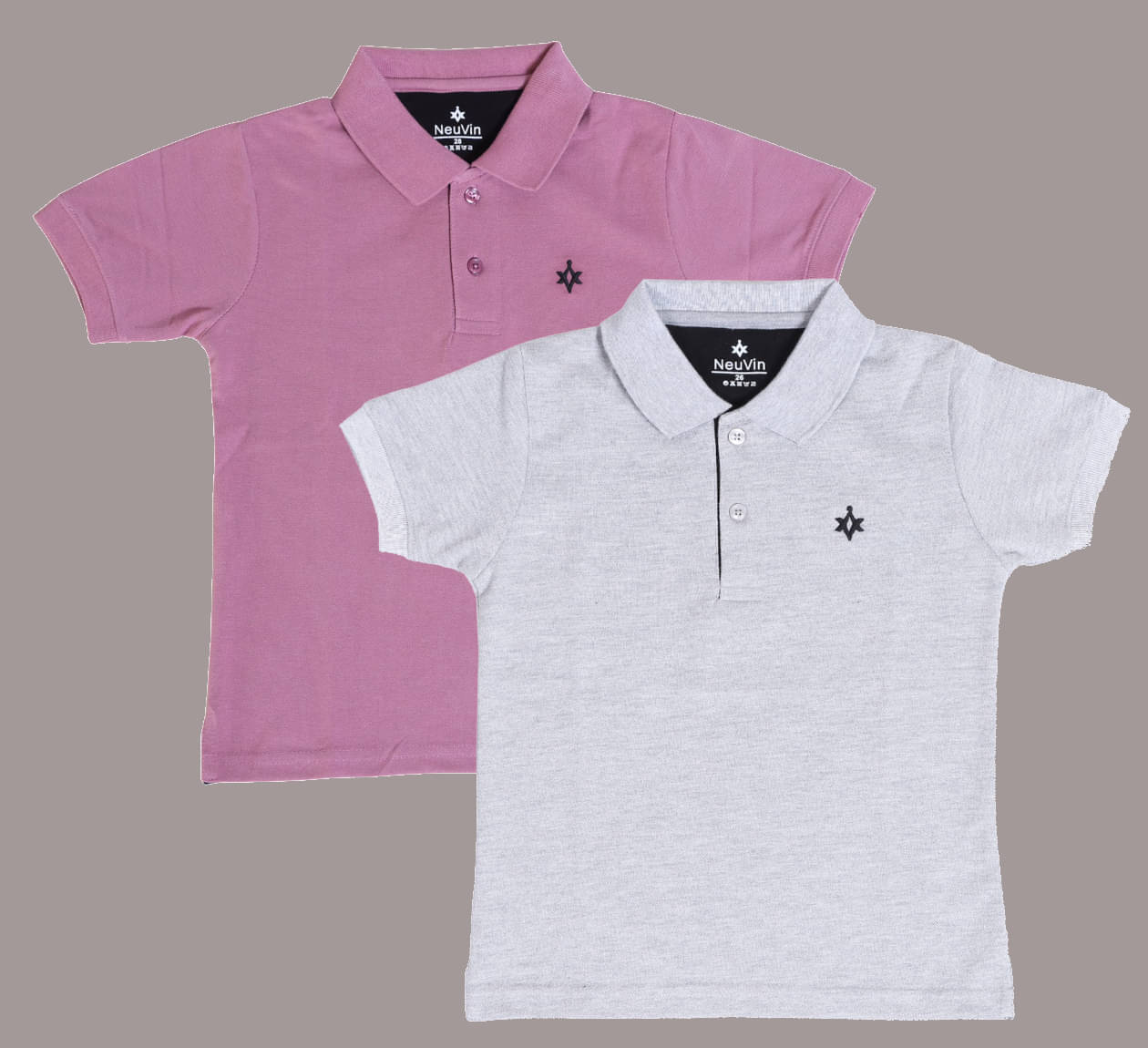     			NEUVIN Pack of 3 Boys Cotton Blend T-Shirt ( Multi Color )
