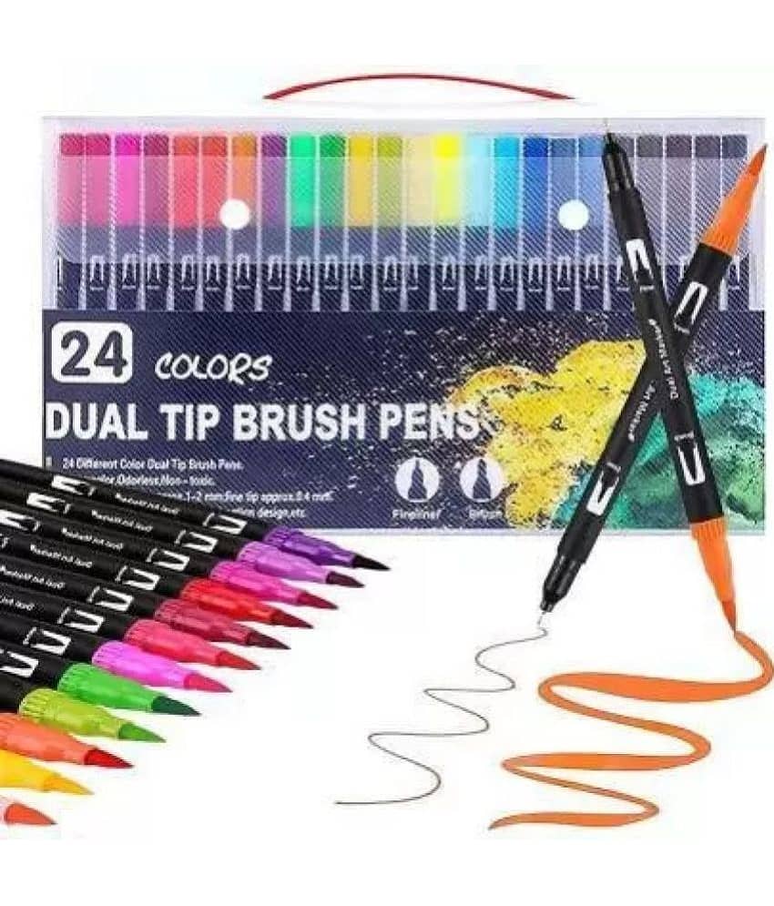 Uni Posca PCF-350 Brush Marker - Set Van 10