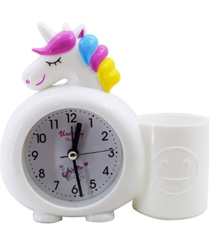 YESKART Analog Plastic Table Clock - Pack of 1