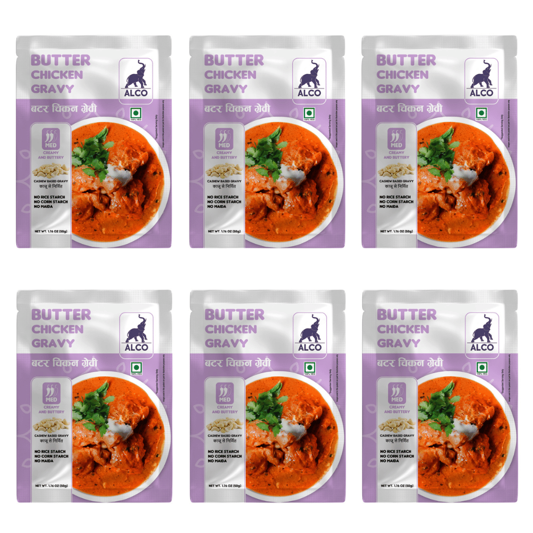     			Alco Spices Butter Chicken Gravy : Natural & Fresh Instant Gravy (6 x 50gm) 300 gm