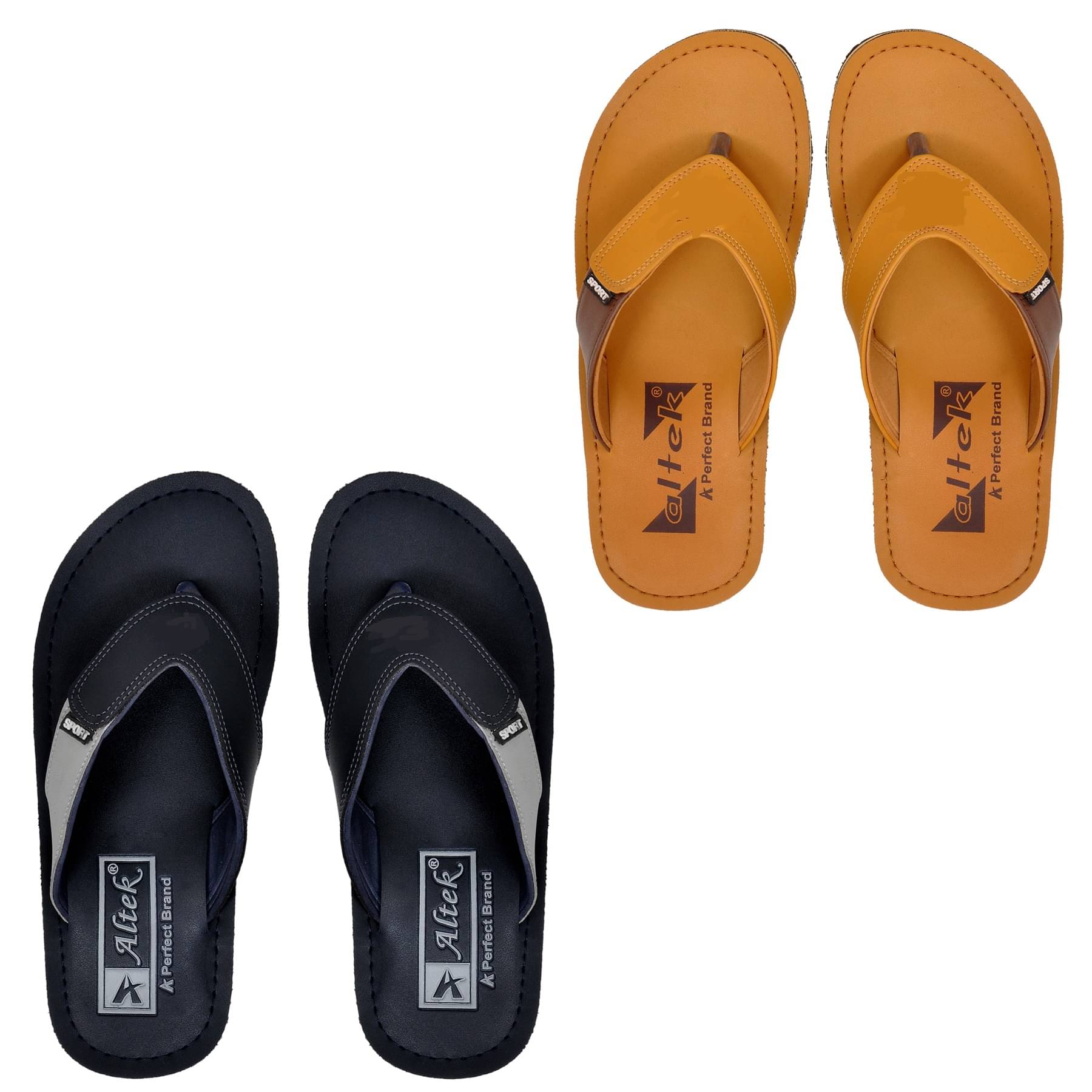     			Altek Multi Color Men's Combo Slipper