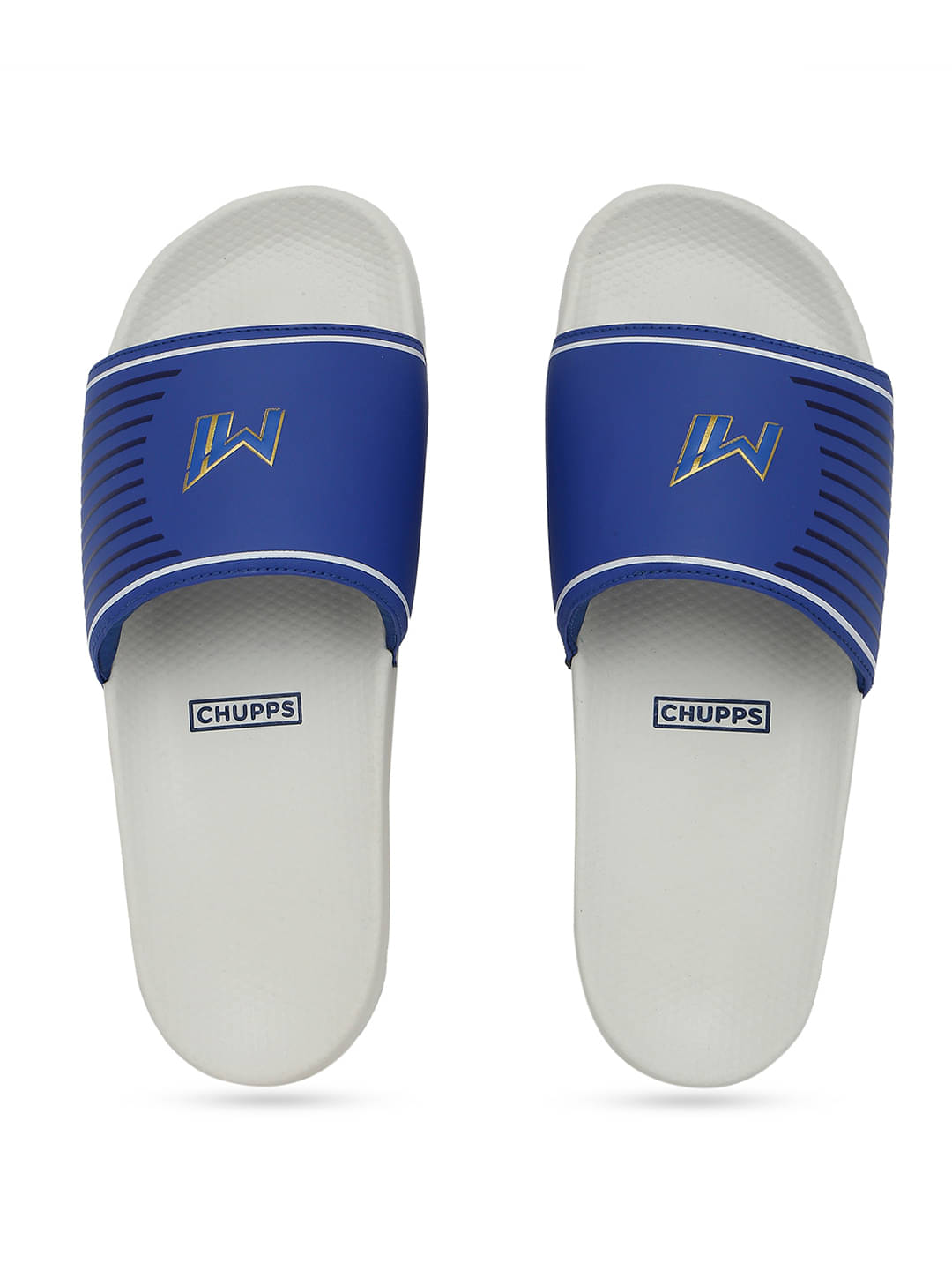     			CHUPPS - Off White Men's Slide Flip Flop