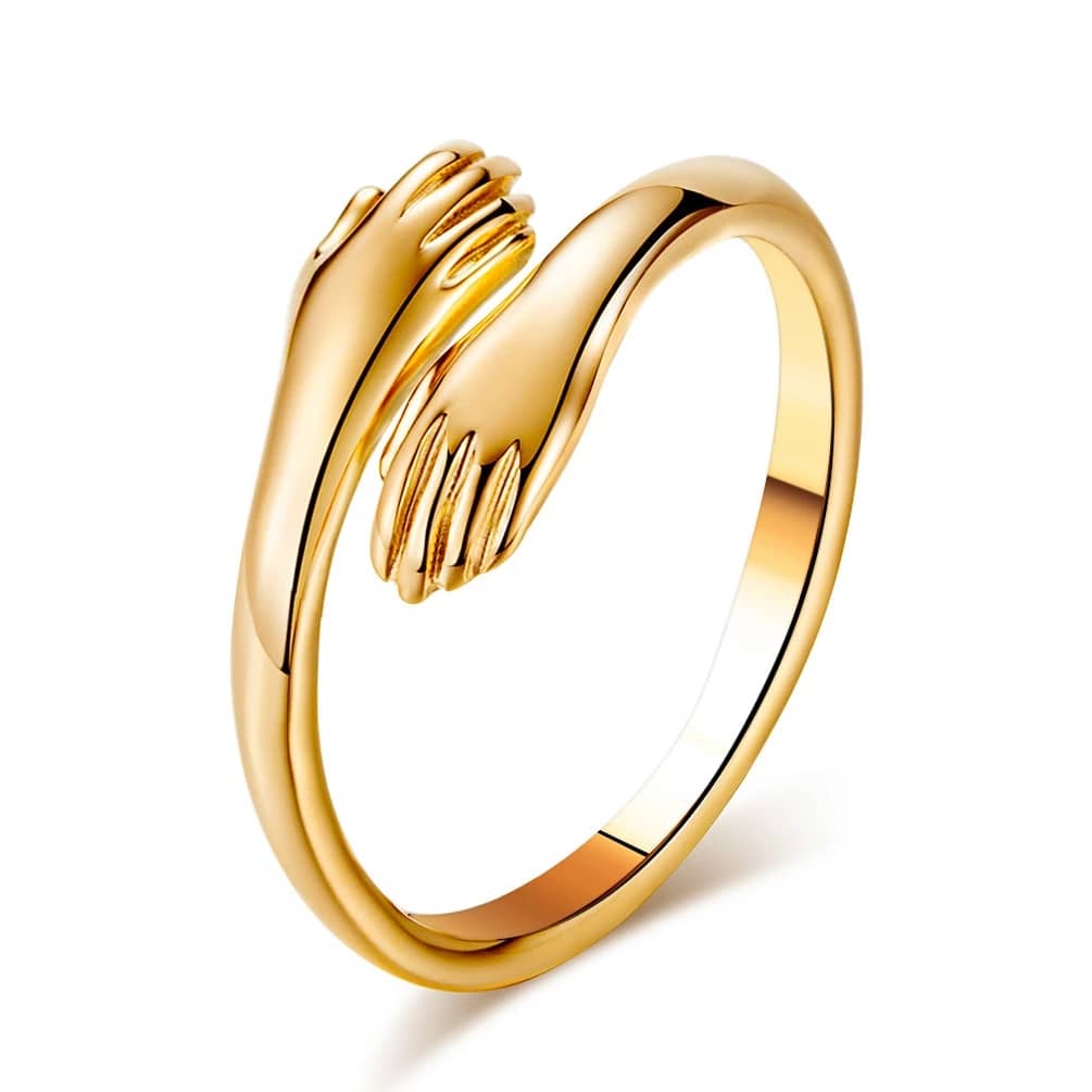 FASHION FRILL - Golden Rings ( Pack of 1 )