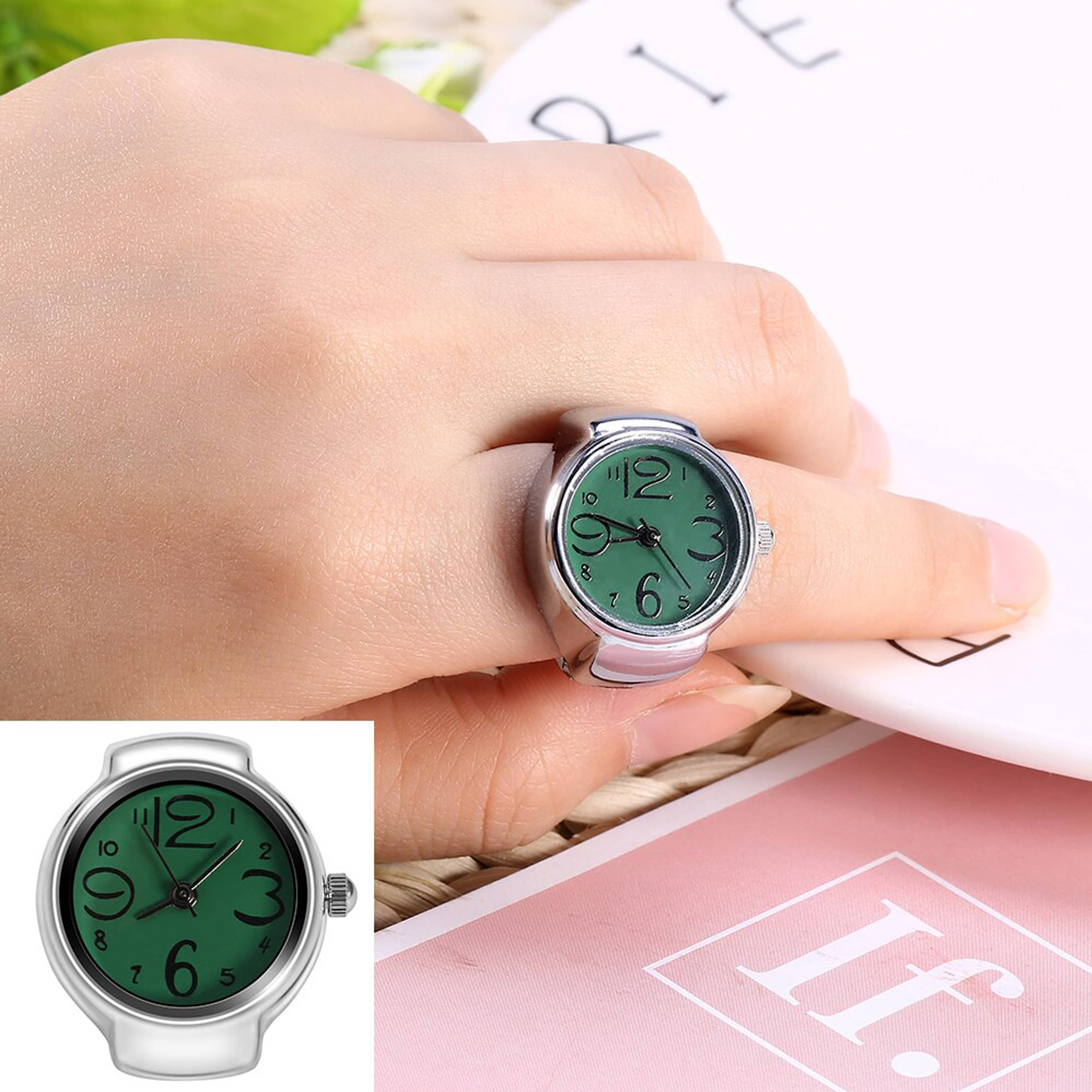 FASHION FRILL - Green Rings ( Pack of 1 )