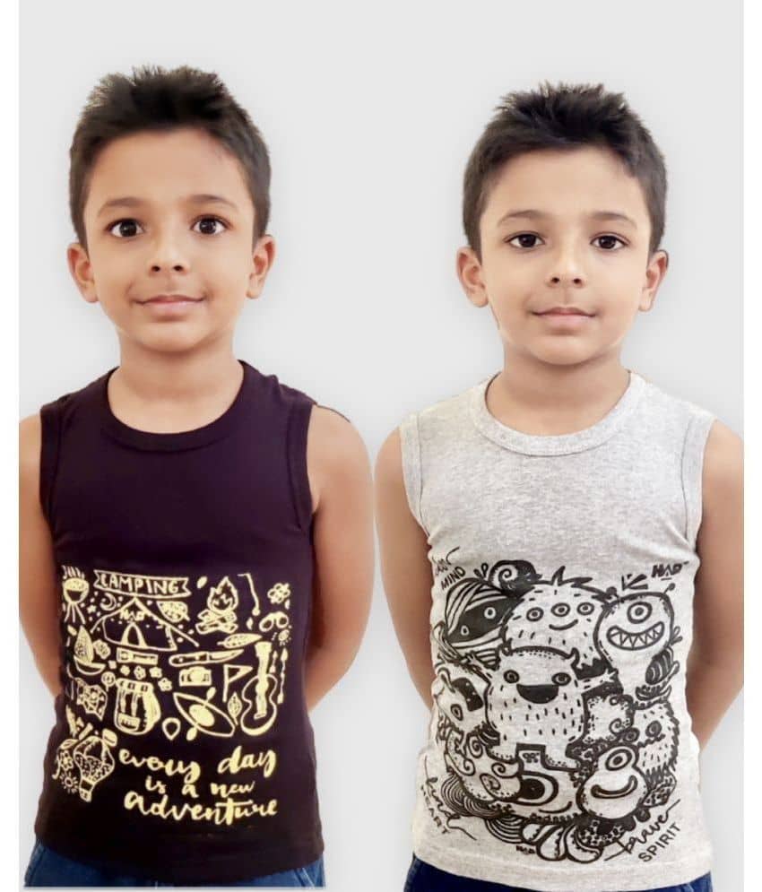 Hap Kings Pack of 2 Boys Cotton ( Multi ) - Nightwear & Loungewear | Buy online on ZillyBuy