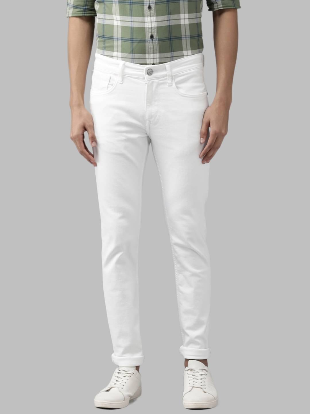     			Lawson - White Denim Skinny Fit Men's Jeans ( Pack of 1 )