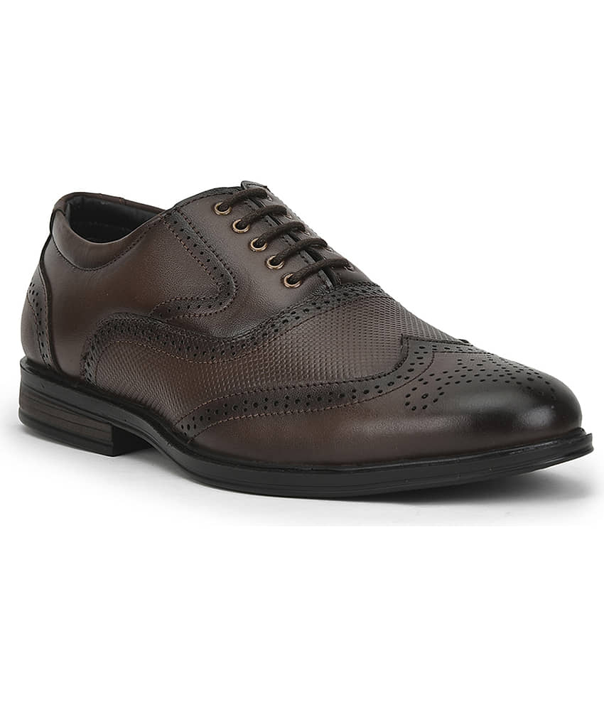 Liberty - Brown Men's Derby Formal Shoes - Formal Shoes | Buy online on ZillyBuy