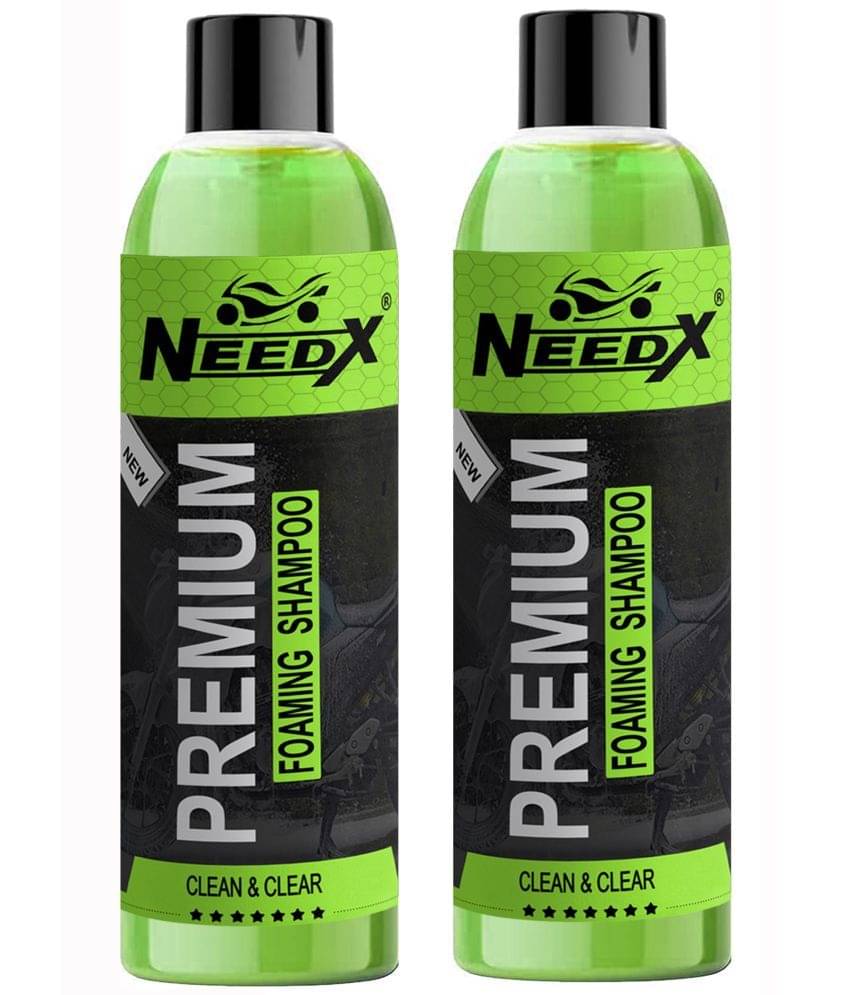 NEEDX CAR & BIKE FOAMING SHAMPOO 200 ML + 200 ML NEEDX CAR & BIKE FOAMING SHAMPOO 200 ML + 200 ML