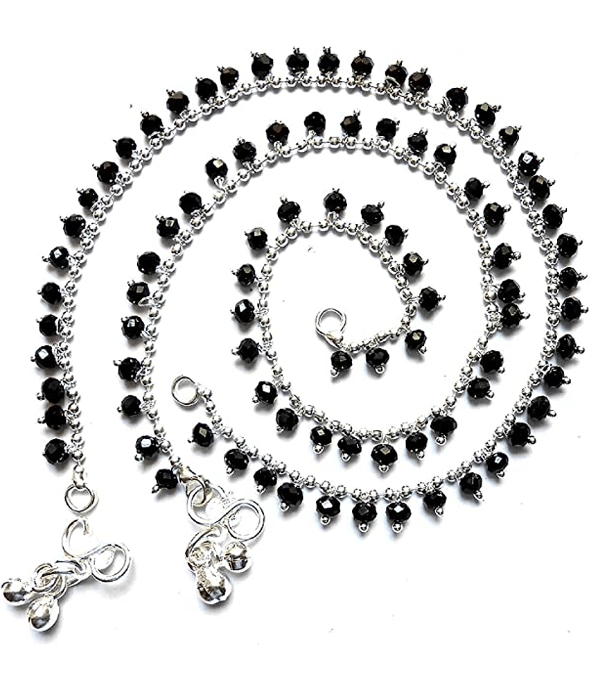 Sunhari Jewels - Black Anklets ( Pack of 1 ) - Anklets | Buy online on ZillyBuy