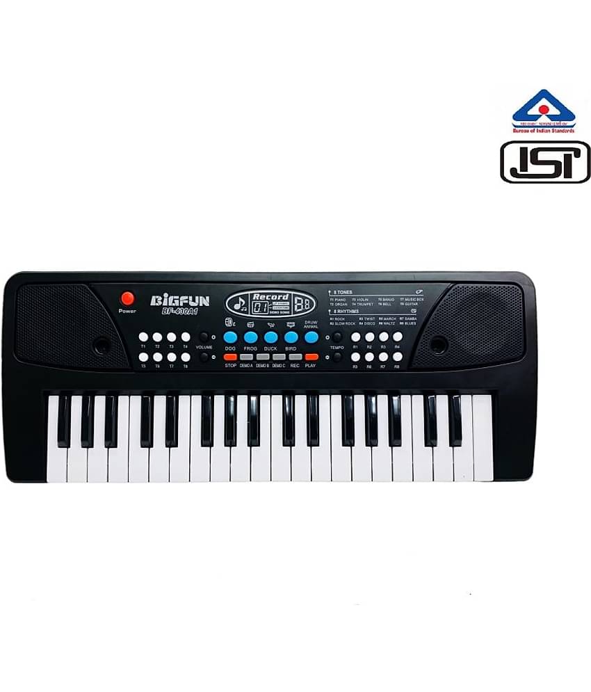 TOY KINGDOM Portable Electronic Piano Keyboards For Kids & Adult with Microphone Musical Toys