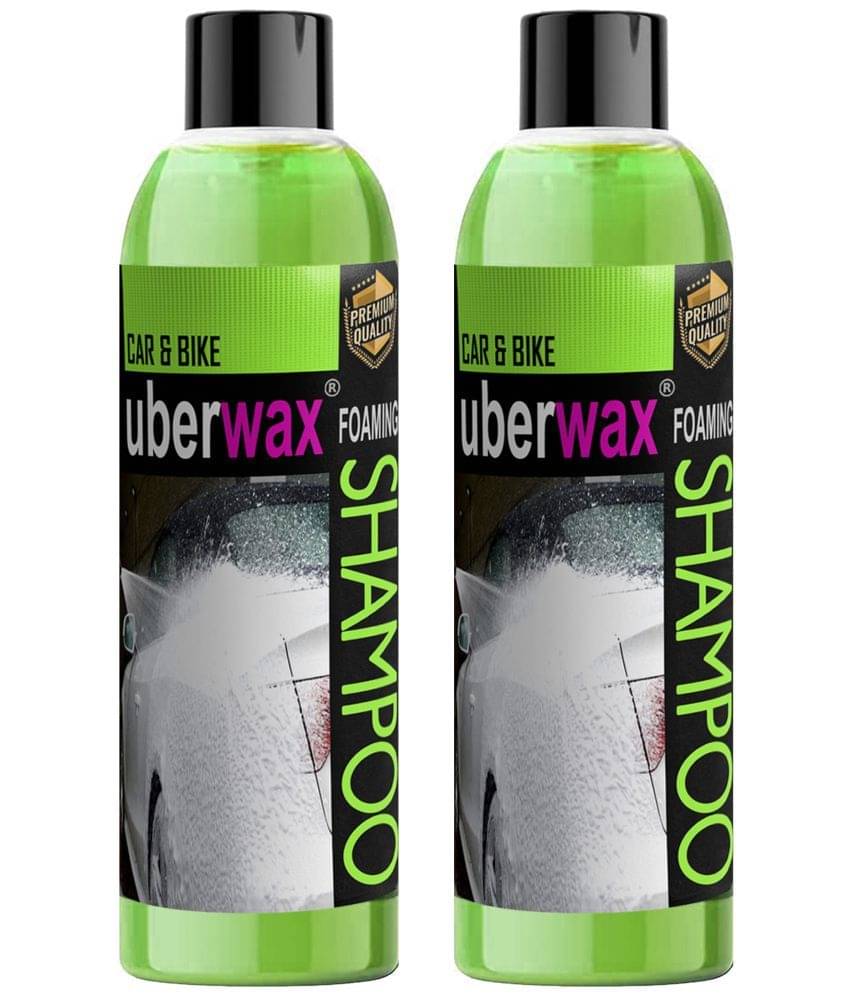 UBERWAX CAR & BIKE FOAMING SHAMPOO 200ML + 200ML     			UBERWAX CAR & BIKE FOAMING SHAMPOO 200ML + 200ML