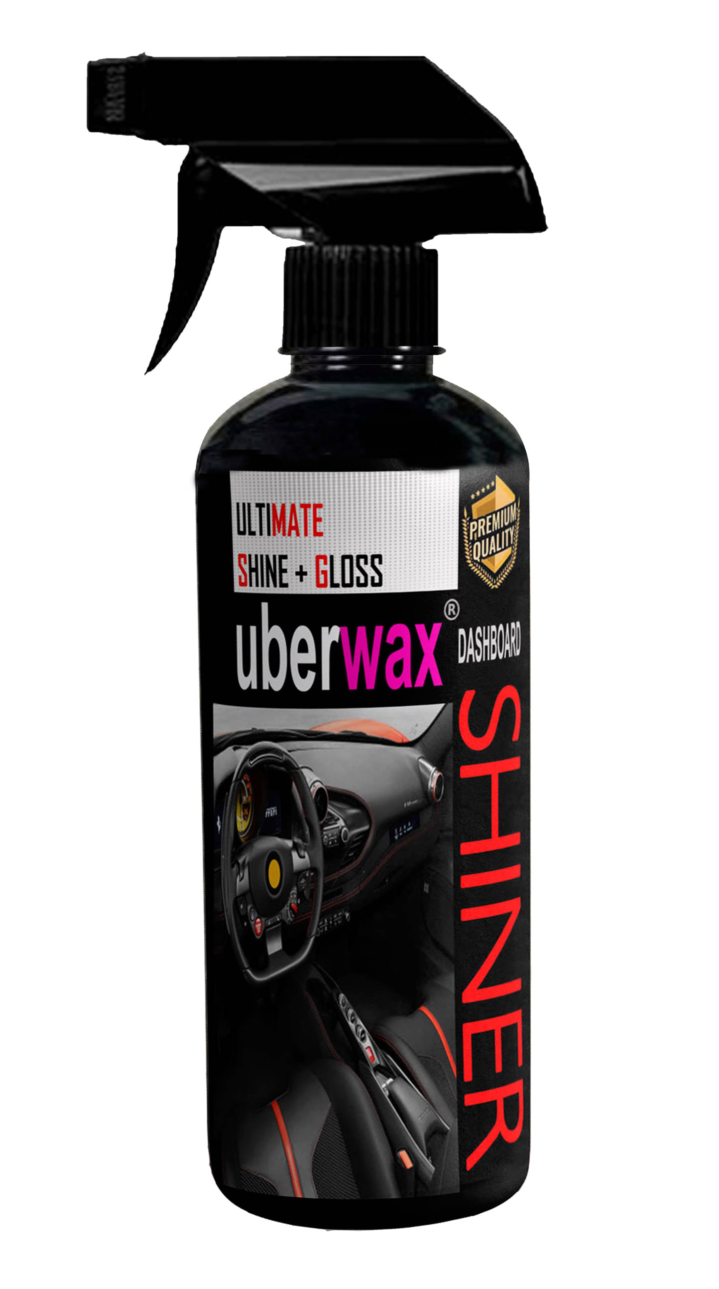     			UBERWAX DASHBOARD SHINER 500 ML