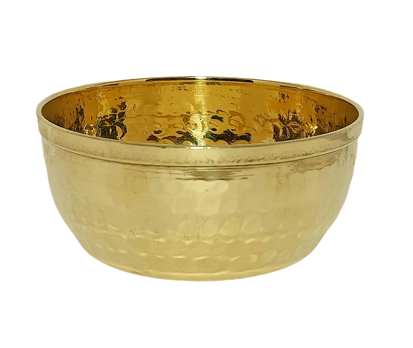 A & H ENTERPRISES - Hammered Katori /Sabzi Bowl Brass Cereal Bowl 200 mL ( Set of 1 ) A & H ENTERPRISES - Hammered Katori /Sabzi Bowl Brass Cereal Bowl 200 mL ( Set of 1 )