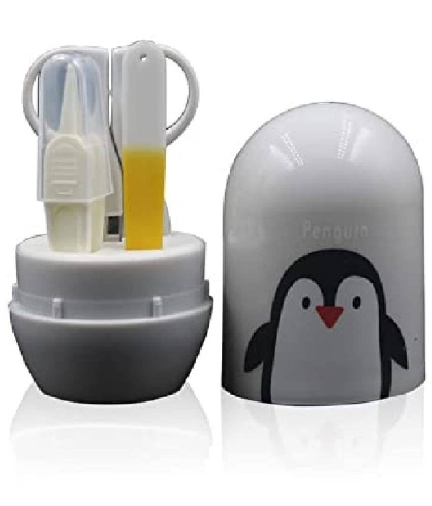     			AURAPURO Manicure Kit, Unibar 4-in-1 Baby Nail Care Set, Safe Baby Nail Clipper, Scissor, File & Tweezer, Baby Nail Care Kit for Newborn, Infant & Toddler, Light Purple