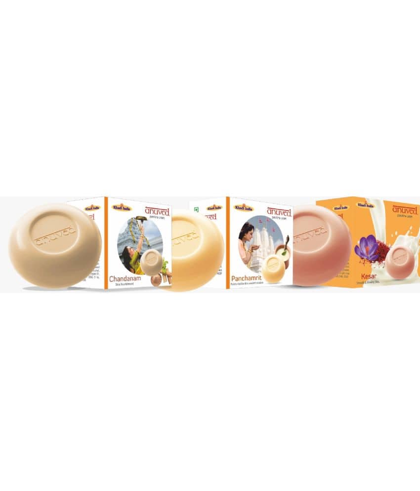 Anuved - Moisturizing Bathing Bar for All Skin Type ( Pack of 3 )
