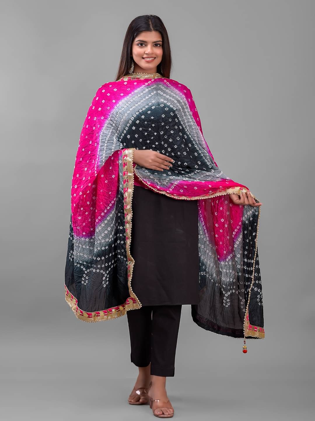     			Apratim - Multicoloured Silk Women's Dupatta - ( Pack of 1 )