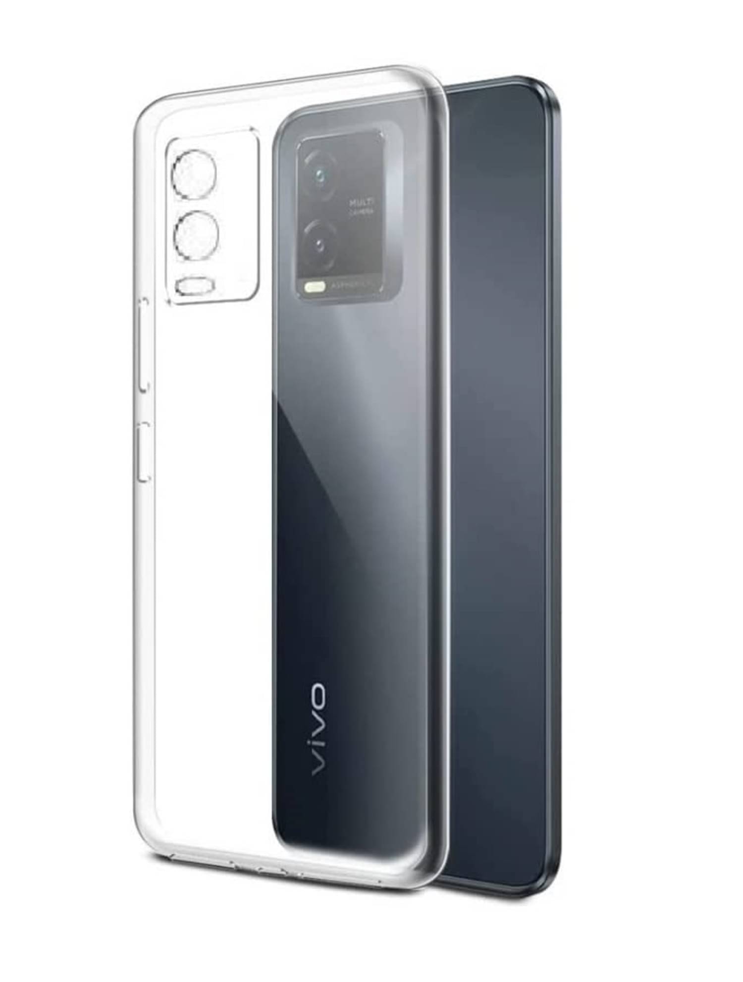 BEING STYLISH - Transparent Silicon Plain Cases Compatible For Vivo T1x ( Pack of 1 ) BEING STYLISH - Transparent Silicon Plain Cases Compatible For Vivo T1x ( Pack of 1 )