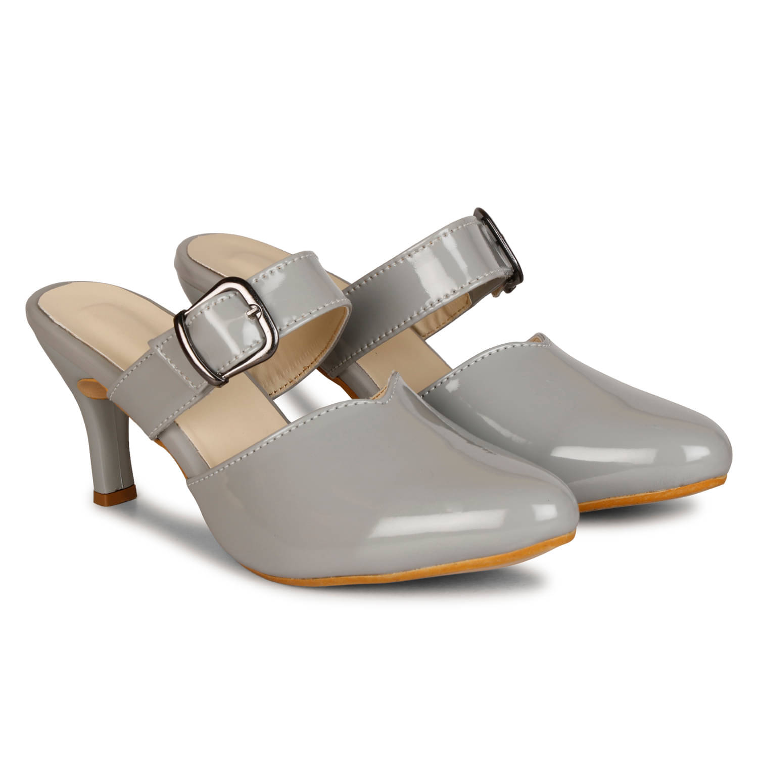     			Commander - Gray Women's Mules Heels