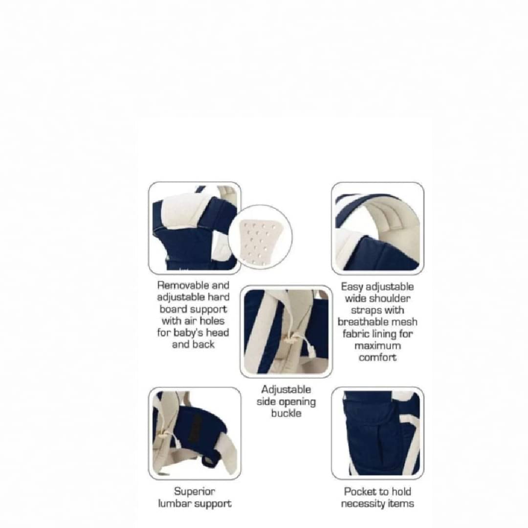     			Elegant Baby Carrier with 4 carry positions, for 4 to 24 months baby