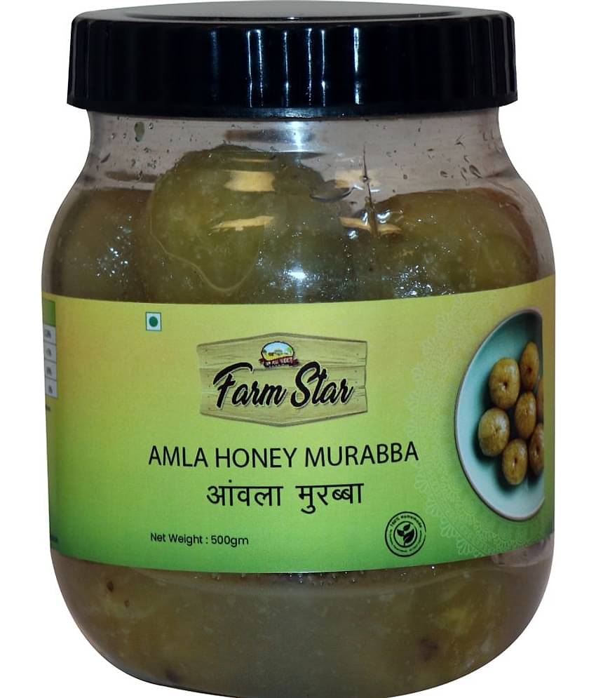 Farm Star -Organic Amla Honey Marmalade 1000 gm Pack of 2