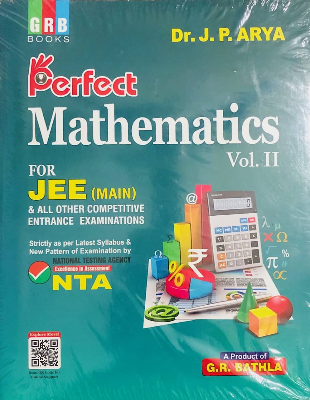 GRB Perfect Mathematics Vol. 2 for JEE (Main) & All Other Engineering Entrance Examinations GRB Perfect Mathematics Vol. 2 for JEE (Main) & All Other Engineering Entrance Examinations