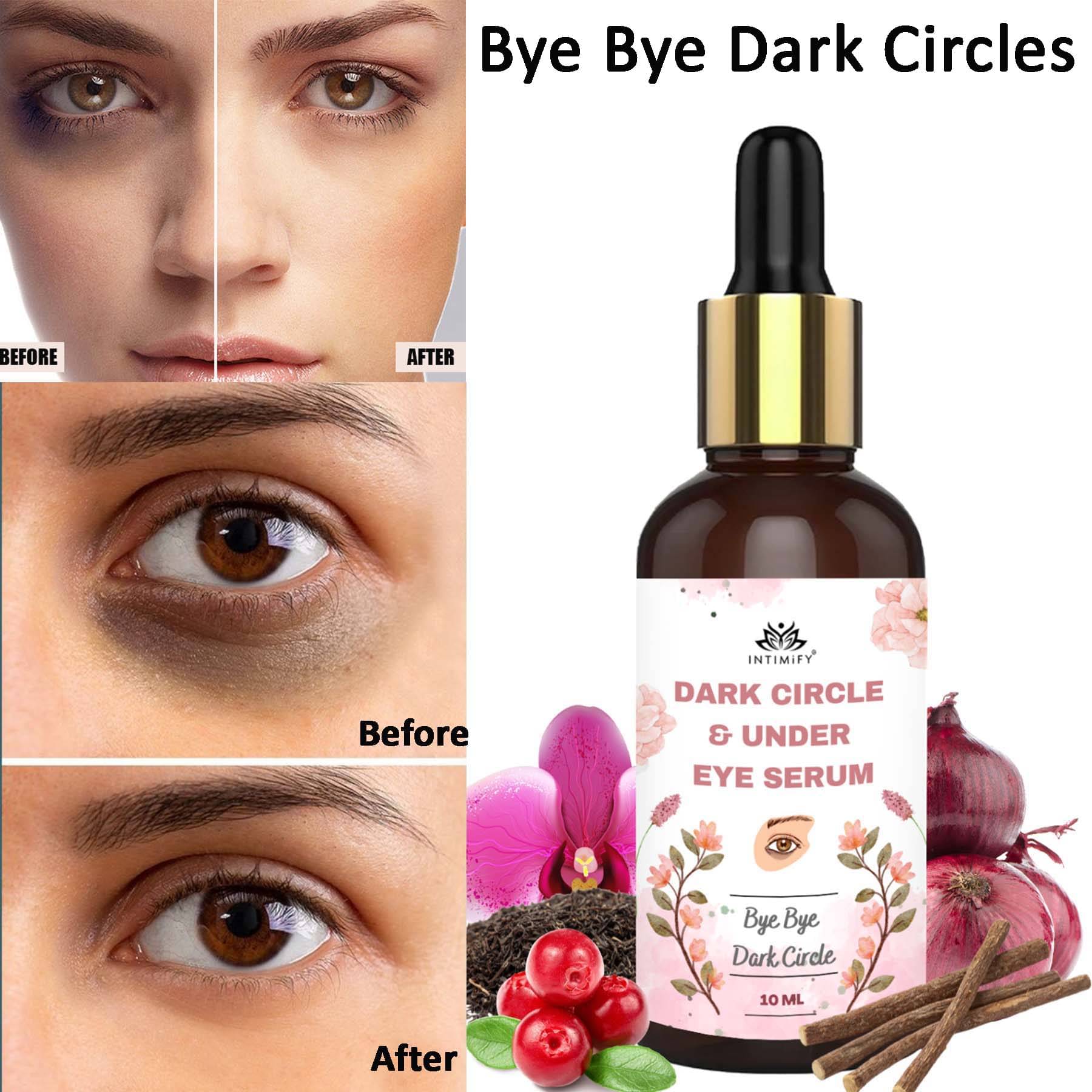 Intimify dark circle remover, Dark Circle Serum, Under Eye Cream, skin brigtening Eye Mask 10 mL Intimify dark circle remover, Dark Circle Serum, Under Eye Cream, skin brigtening Eye Mask 10 mL
