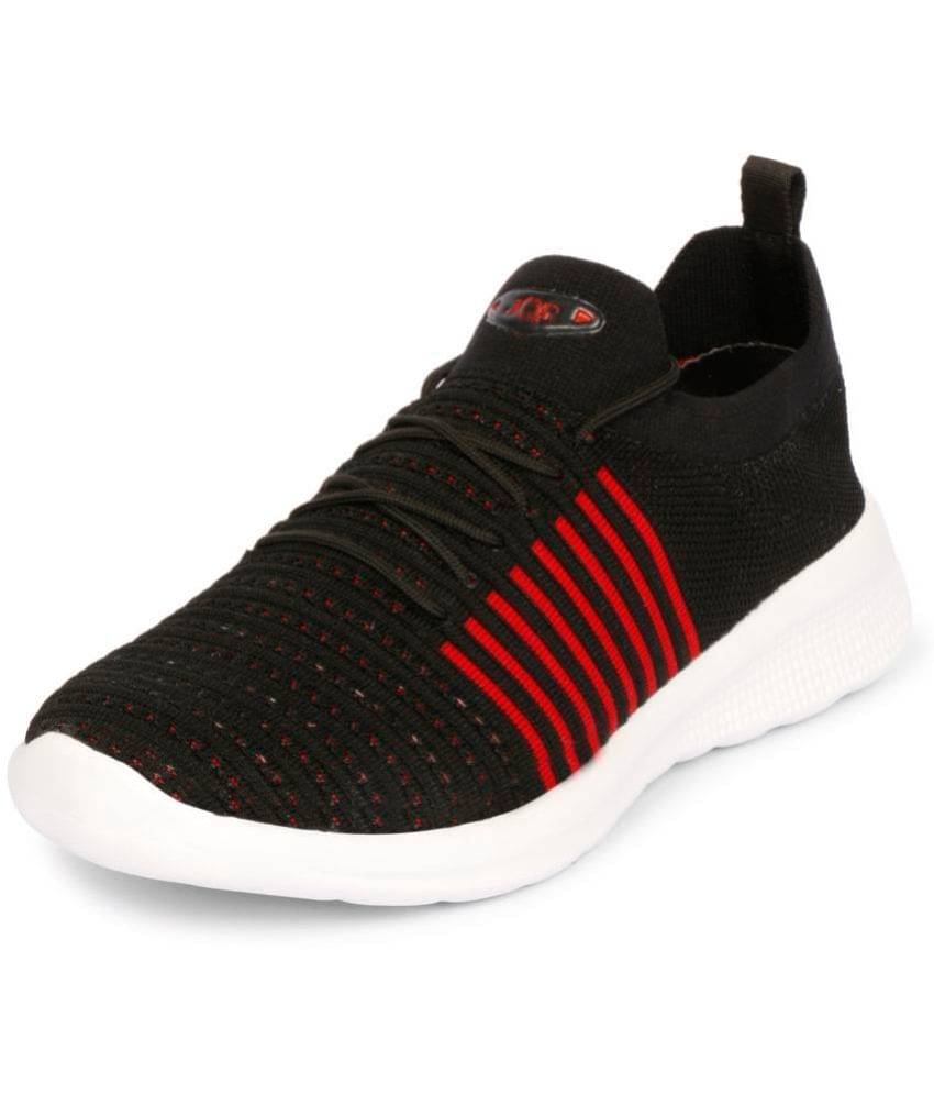 JQR - CONNECT 03 Black Men's Sports Running Shoes JQR - CONNECT 03 Black Men's Sports Running Shoes