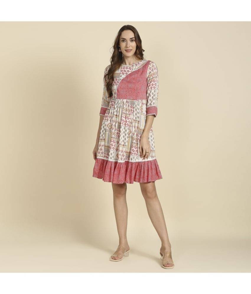 Cotton Short Kurti For Women (Pack of 1)     			Cotton Short Kurti For Women (Pack of 1)