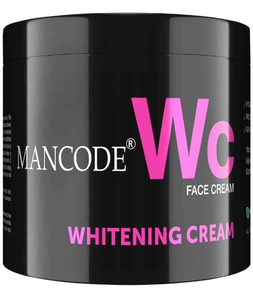 Mancode Whitening Cream for Men , Glowing Radiant Skin , Daily Defence From Pollution, 100 gm (Pack of 1)