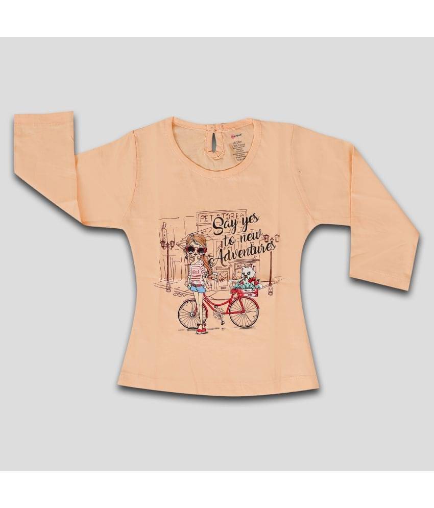     			Mars Infiniti Pack of 1 Baby Girls Cotton Top ( PeachPuff )