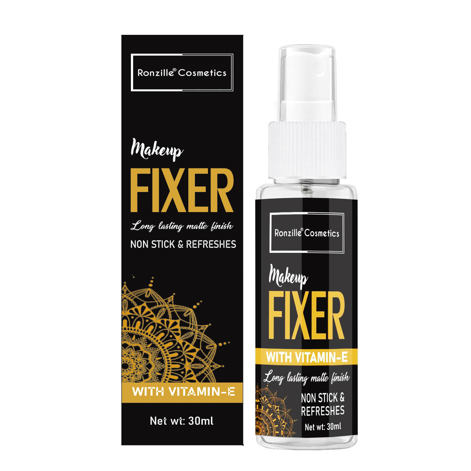     			Ronzille Gold Makeuop Fixer 30 ml