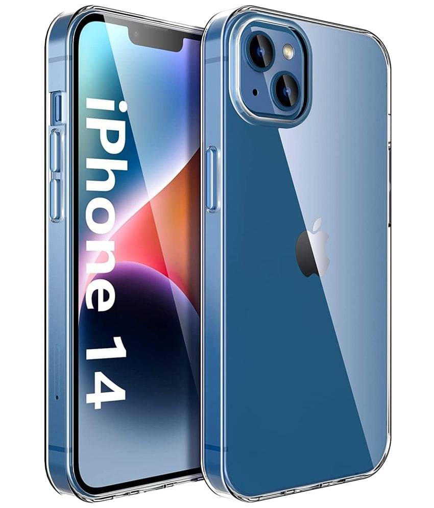 Spectacular Ace - Transparent Silicon Plain Cases Compatible For IPHONE 14 ( Pack of 1 )     			Spectacular Ace - Transparent Silicon Plain Cases Compatible For IPHONE 14 ( Pack of 1 )
