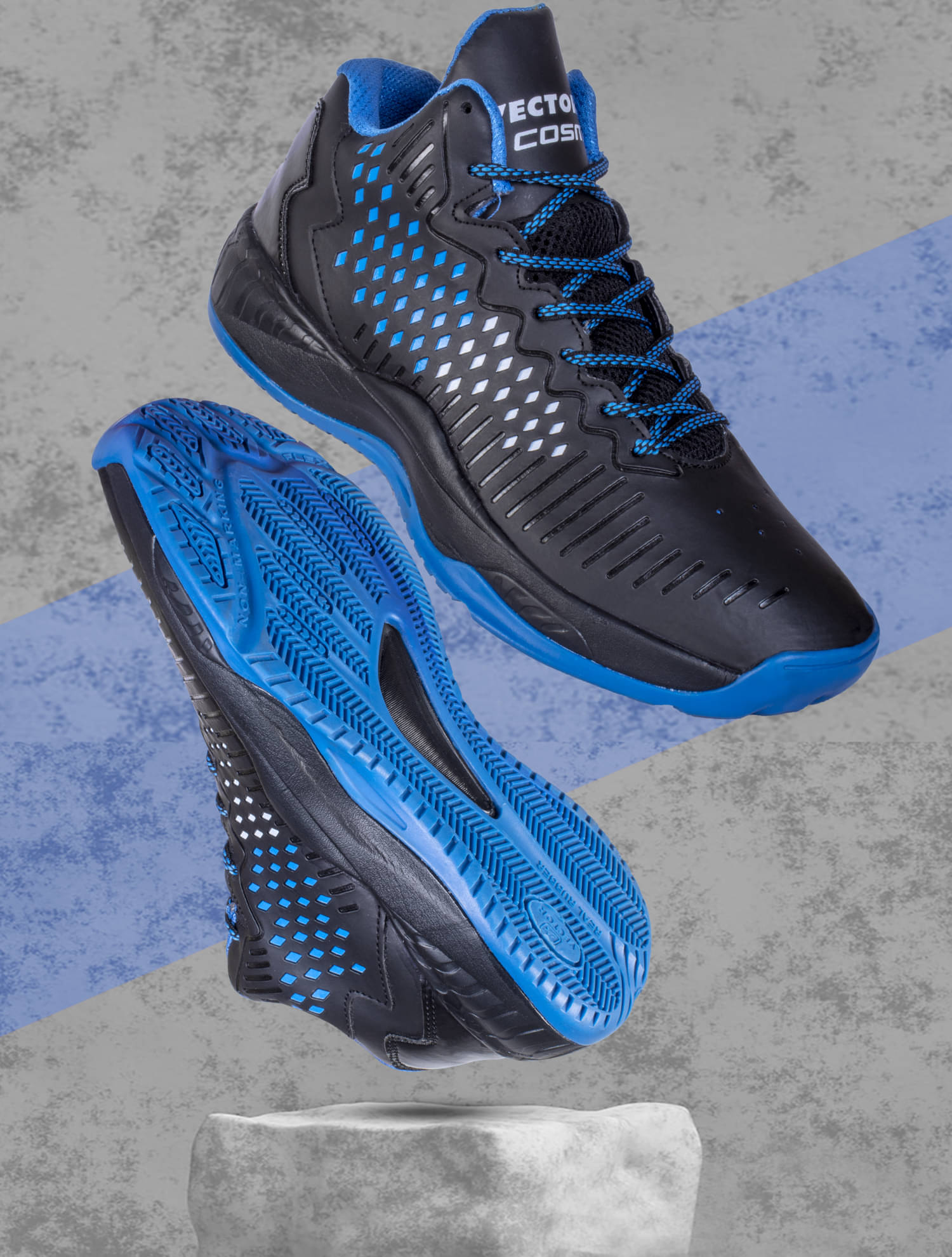     			Vector X COSMIC Blue Basketball Shoes