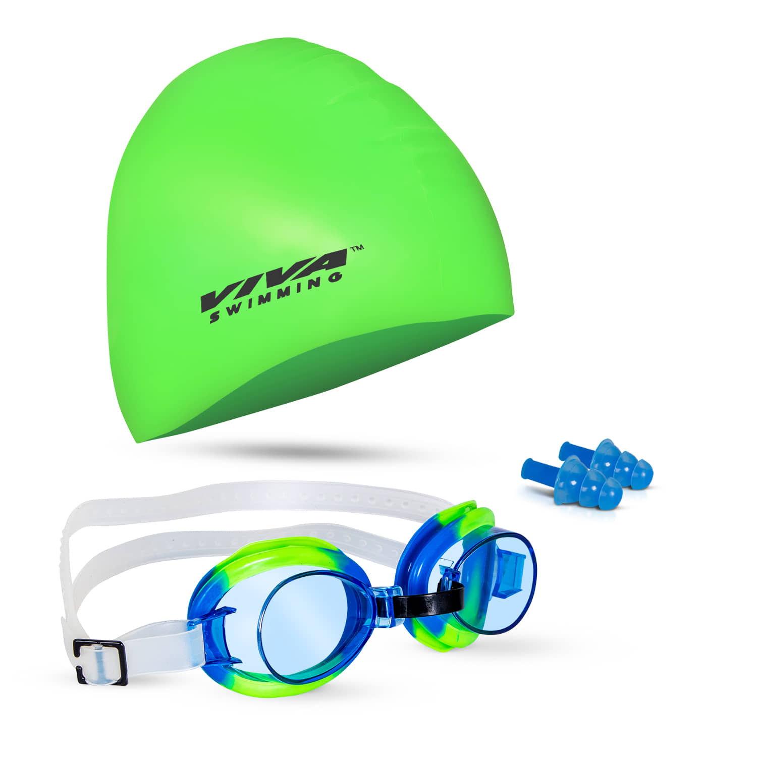 Viva Kids Silicone Swimming Cap - Sports and Fitness Equipment | Buy online on ZillyBuy