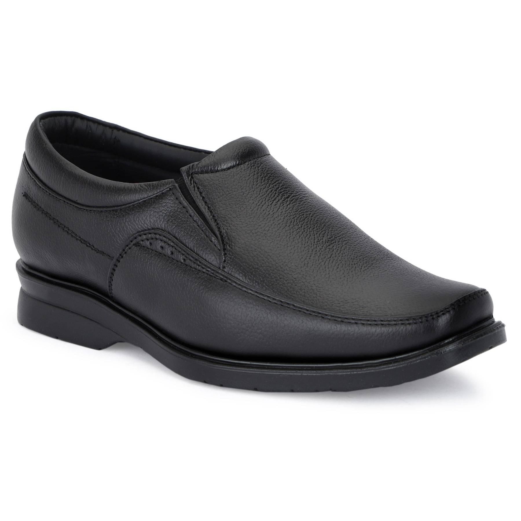     			Xarder - Black Men's Slip On Formal Shoes