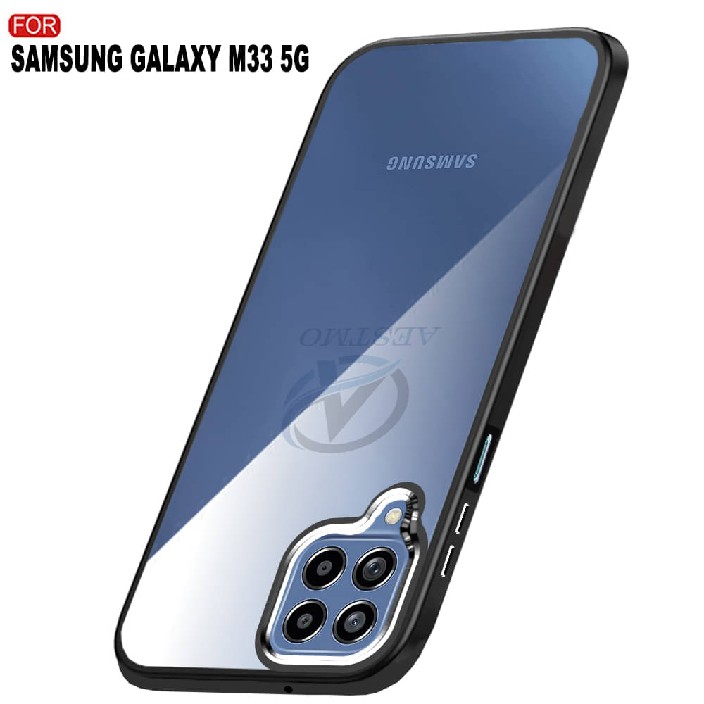     			AESTMO - Transparent Polycarbonate Plain Cases Compatible For Samsung Galaxy M33 5G ( Pack of 1 )