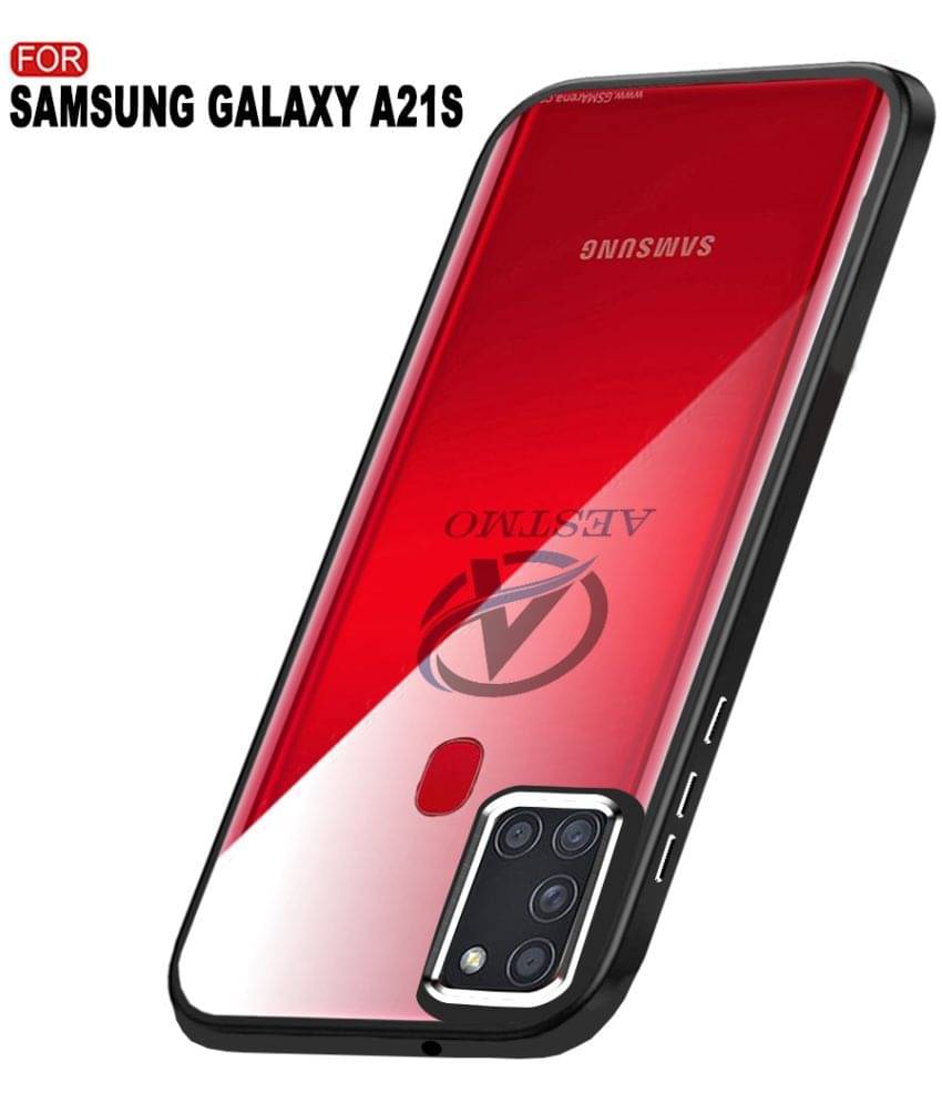 AESTMO - Transparent Polycarbonate Plain Cases Compatible For Samsung Galaxy A21S ( Pack of 1 ) AESTMO - Transparent Polycarbonate Plain Cases Compatible For Samsung Galaxy A21S ( Pack of 1 )