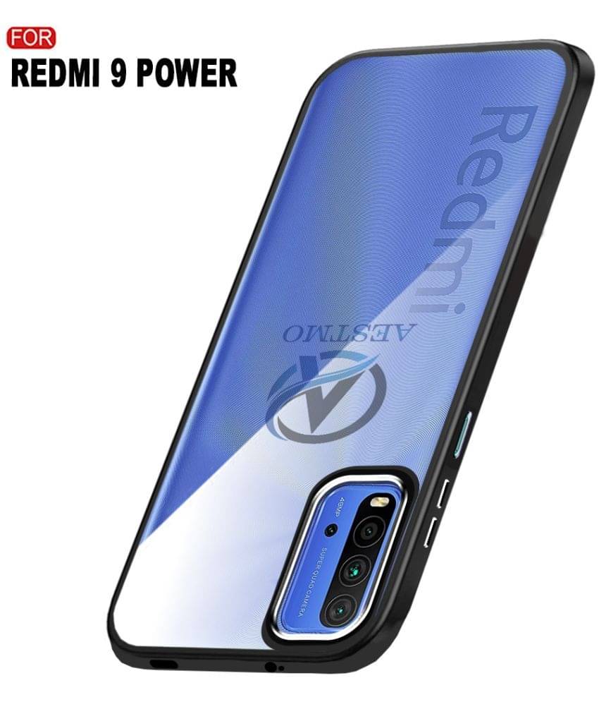 AESTMO - Transparent Polycarbonate Plain Cases Compatible For Xiaomi Redmi 9 Power ( Pack of 1 ) AESTMO - Transparent Polycarbonate Plain Cases Compatible For Xiaomi Redmi 9 Power ( Pack of 1 )