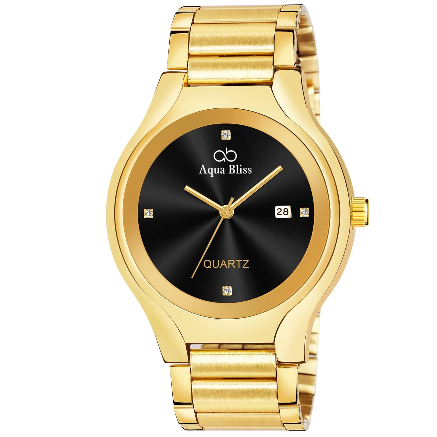 AQUA BLISS - Gold Stainless Steel Analog Men's Watch